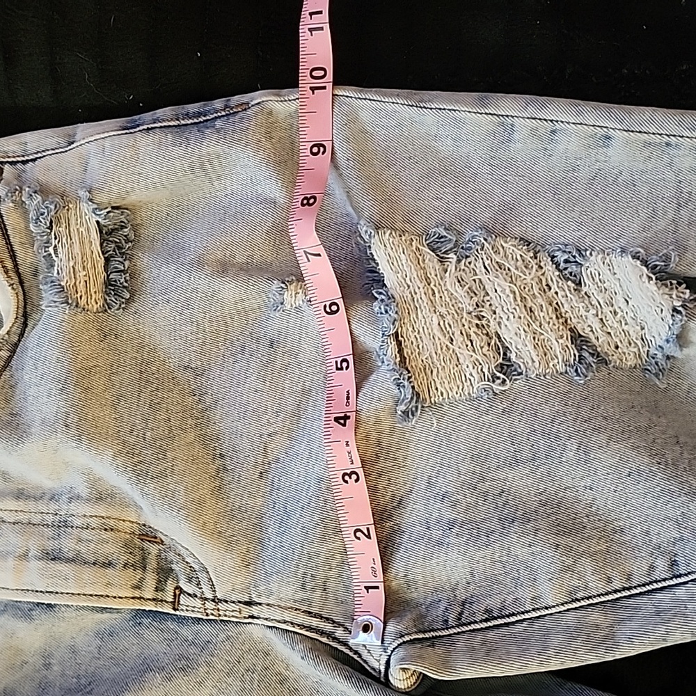 The Boyfriend Mid Rise Distressed Jeans - Picture 9 of 13